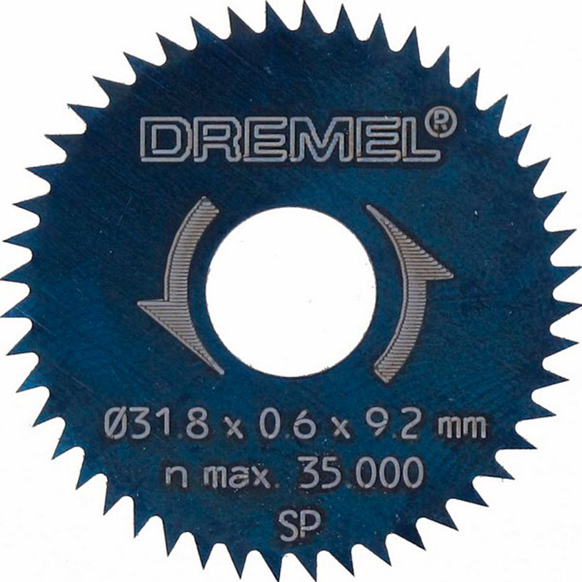 DREMEL ДИСК РЯЗАНЕ 31,8 ММ надлъж./напр. DREMEL ДИСК РЯЗАНЕ 31,8 ММ надлъж./напр.