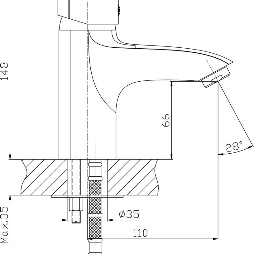 СМЕСИТЕЛ QUADRAТ УМИВ.ICF 1625305 СМЕСИТЕЛ QUADRAТ УМИВ.ICF 1625305