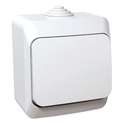 Ключ единичен бял IP44 Cedar Plus Ключ единичен бял IP44 Cedar Plus