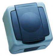 КОНТАКТ ЕДИНИЧЕН С КАПАК СИВ IP55 О.М. КОНТАКТ ЕДИНИЧЕН С КАПАК СИВ IP55 О.М.