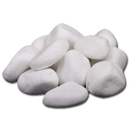Бели декоративни камъчета  2-4 см - 5кг