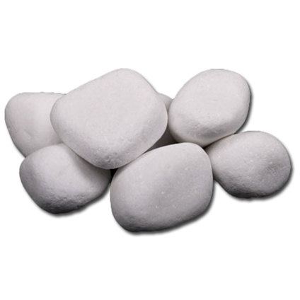 Бели декоративни камъчета 4-8 см - 10кг