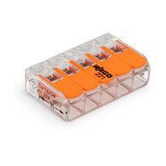 КЛЕМА ЗА КАБЕЛ С БЪРЗА ВРЪЗКА 5X4ММ ГЪВКАВ/2X2.5ММ ТВЪРД ПР. WAGO 5 БРОЯ КЛЕМА ЗА КАБЕЛ С БЪРЗА ВРЪЗКА 5X4ММ ГЪВКАВ/2X2.5ММ ТВЪРД ПР. WAGO 5 БРОЯ