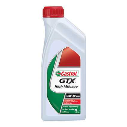 Castrol GTX High Mileage 15W40, 1л. Castrol GTX High Mileage 15W40, 1л.
