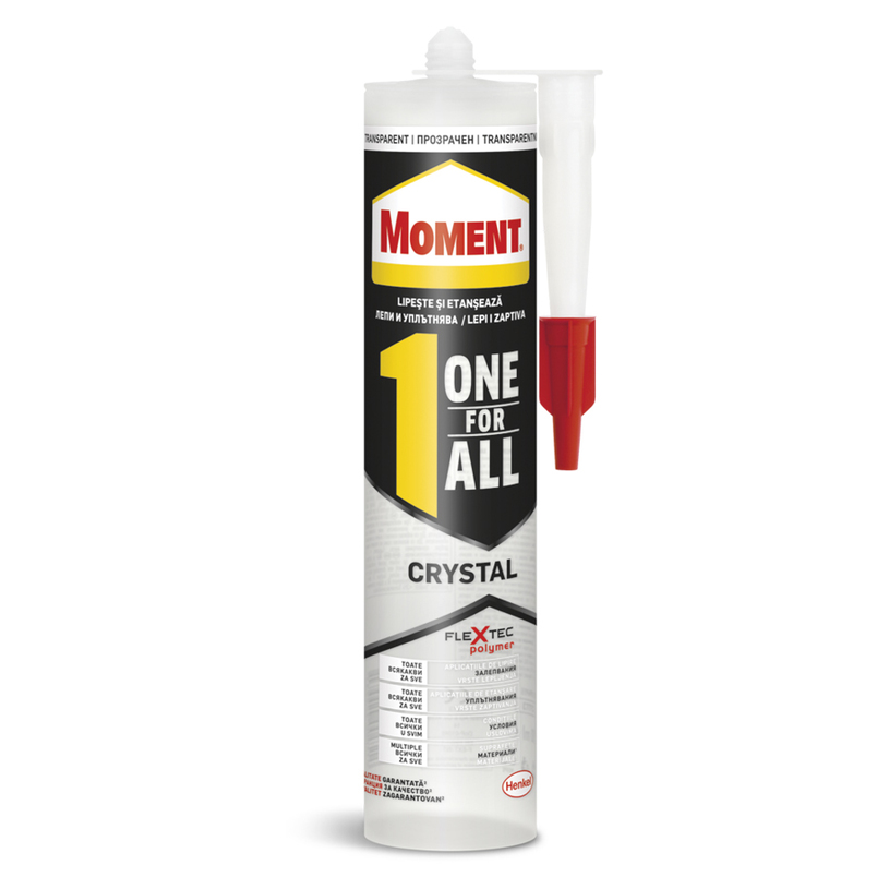 MOMENT ONEFORALL МОНТ.ЛЕПИЛО ПРОЗР. 290g MOMENT ONEFORALL МОНТ.ЛЕПИЛО ПРОЗР. 290g