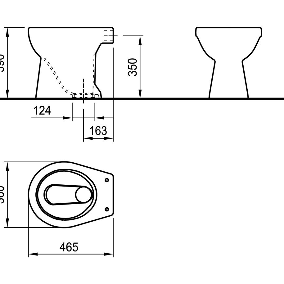Vertical outlet for a floor drain