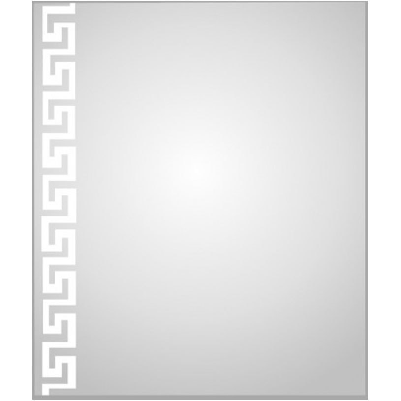 Огледало за баня Inter Ceramic ICM R60, 60 x 55 cm, с крепежи