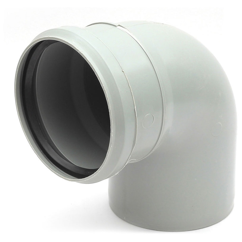 ППР коляно ф 40/87.5 сиво с уплътнител ППР коляно ф 40/87.5 сиво с уплътнител