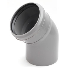 ППР дъга ф40/45градуса-сива с уплътнител ППР дъга ф40/45градуса-сива с уплътнител