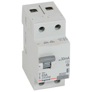 ДТЗ RX-3 2Р 63А ток на утечка 30mA 6kA ДТЗ RX-3 2Р 63А ток на утечка 30mA 6kA