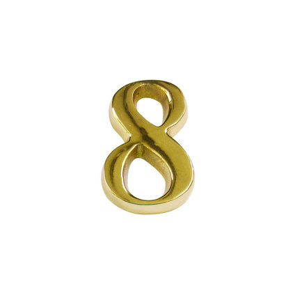 ЦИФРА "8" 45 MM МЕСИНГ ЦИФРА "8" 45 MM МЕСИНГ