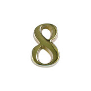 ЦИФРА "8" 45 MM НИКЕЛ ЦИФРА "8" 45 MM НИКЕЛ