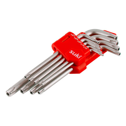 SUKI ШЕСТОГРАМИ Г-ОБР.TORX Т10Н-Т50Н 9БР SUKI ШЕСТОГРАМИ Г-ОБР.TORX Т10Н-Т50Н 9БР