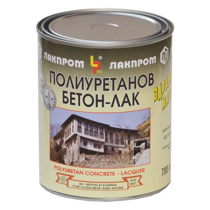 ПОЛИУРЕТАНОВ БЕТОН ЛАК БЕЗЦВЕТЕН 700 ml ПОЛИУРЕТАНОВ БЕТОН ЛАК БЕЗЦВЕТЕН 700 ml