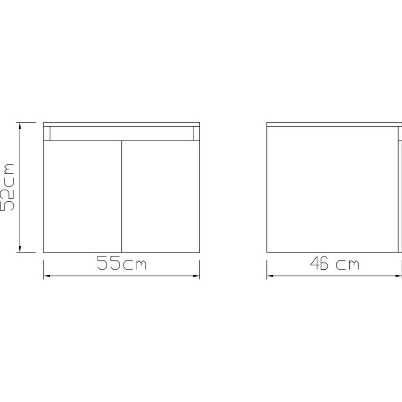 ШКАФ С МИВКА ЛЕО 55 СМ^^ ШКАФ С МИВКА ЛЕО 55 СМ^^