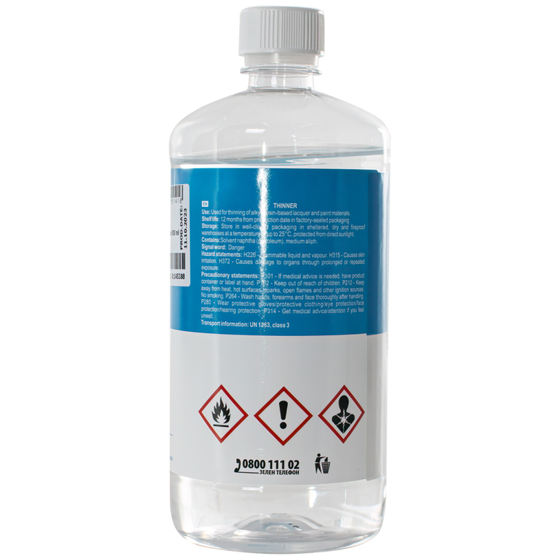 ORGACHIM РАЗРЕДИТЕЛ БЕЗЦВЕТЕН 900 ml ORGACHIM РАЗРЕДИТЕЛ БЕЗЦВЕТЕН 900 ml