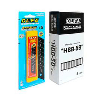 Режеща пластина, OLFA HBB 5B, 5 бр.