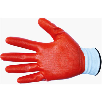 Ръкавици SPARROW ПЕ/топени в нитрил р.10