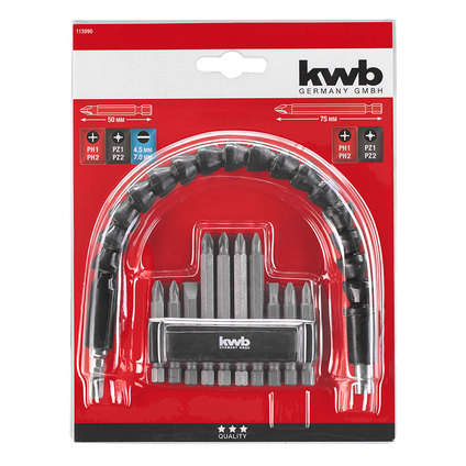 KRAFTIXX К-т 10 бр битове с гъвкав вал KRAFTIXX К-т 10 бр битове с гъвкав вал