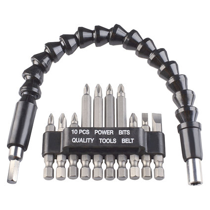 KRAFTIXX К-т 10 бр битове с гъвкав вал KRAFTIXX К-т 10 бр битове с гъвкав вал