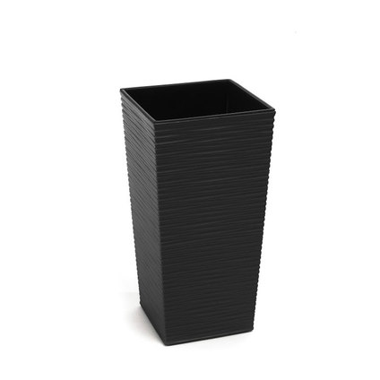 Кашпа ФИНЕЗИЯ РАЕ 25x25x46.5 см черна Кашпа ФИНЕЗИЯ РАЕ 25x25x46.5 см черна