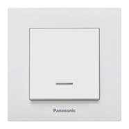 Ключ единичен светещ бял IP20 Karre+ Ключ единичен светещ бял IP20 Karre+
