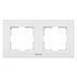 Рамка двойна бяла IP20 Karre+ Рамка двойна бяла IP20 Karre+