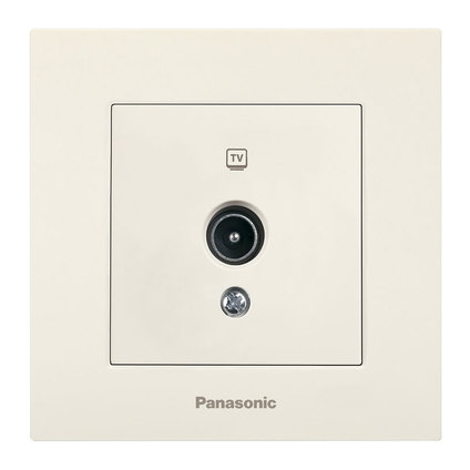 Розетка TV крем IP20 Karre+ Розетка TV крем IP20 Karre+