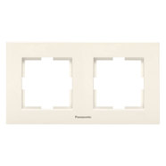 Рамка двойна крем IP20 Karre+ Рамка двойна крем IP20 Karre+