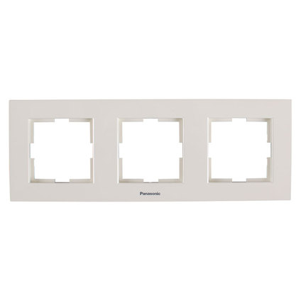 Рамка тройна крем IP20 Karre+ Рамка тройна крем IP20 Karre+