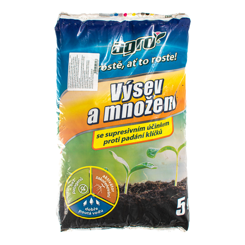 СУБСТРАТ ЗА ПОСЕВ И РАЗМНОЖ. 5L AGROбез2 СУБСТРАТ ЗА ПОСЕВ И РАЗМНОЖ. 5L AGROбез2