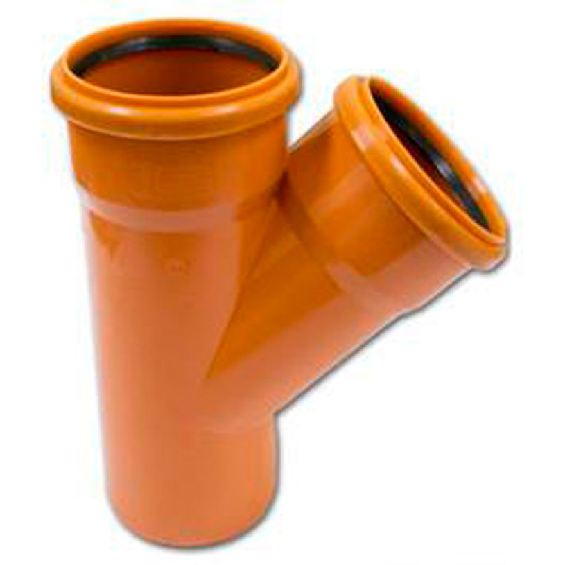 ПВЦ разклонител Ф 110х110/45 ПВЦ разклонител Ф 110х110/45