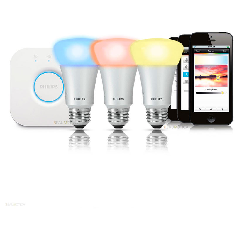 К-т3бр Hue LED Лампи10W A60 E27 конектор К-т3бр Hue LED Лампи10W A60 E27 конектор