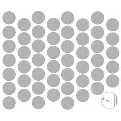 Самозалепващи тапи - сиво 50 бр. Самозалепващи тапи - сиво 50 бр.
