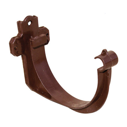 ПВЦ скоба за улук 125 кафяв ПВЦ скоба за улук 125 кафяв