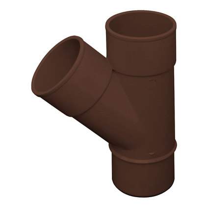 У-коляно 45* ф 50 кафяв У-коляно 45* ф 50 кафяв