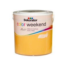 COLOR WEEKEND ШАФРАН 2.5 L COLOR WEEKEND ШАФРАН 2.5 L