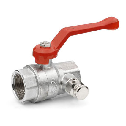 ***Сферичен кран с изпразнител 1/2" ***Сферичен кран с изпразнител 1/2"