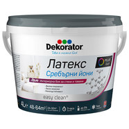 ЛАТЕКС СРЕБЪРНИ ЙОНИ P 4L DEKORATOR ЛАТЕКС СРЕБЪРНИ ЙОНИ P 4L DEKORATOR