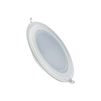 &LED ПАНЕЛ КРЪГ СТЪКЛO 6W 3K 7.5CM VITO &LED ПАНЕЛ КРЪГ СТЪКЛO 6W 3K 7.5CM VITO