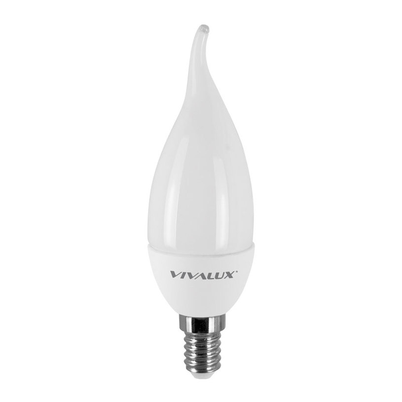 *LED кр E14 6W 480Lm 4000K пламък VIVA *LED кр E14 6W 480Lm 4000K пламък VIVA