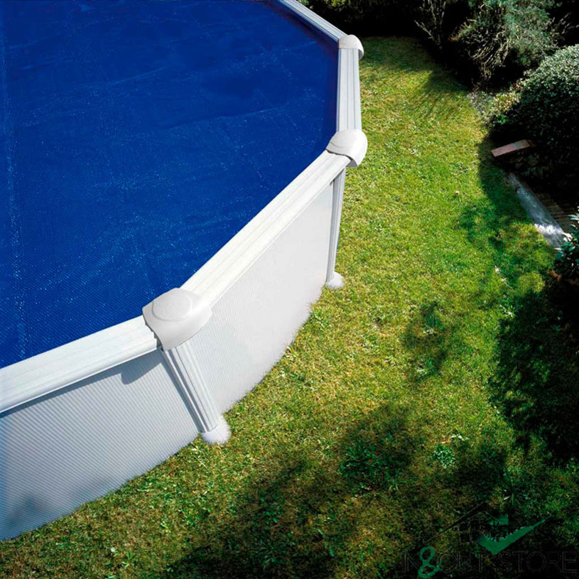 GRE CV450 Solar Pool Cover, Ø455 cm, for Round Pools 450x90 cm
