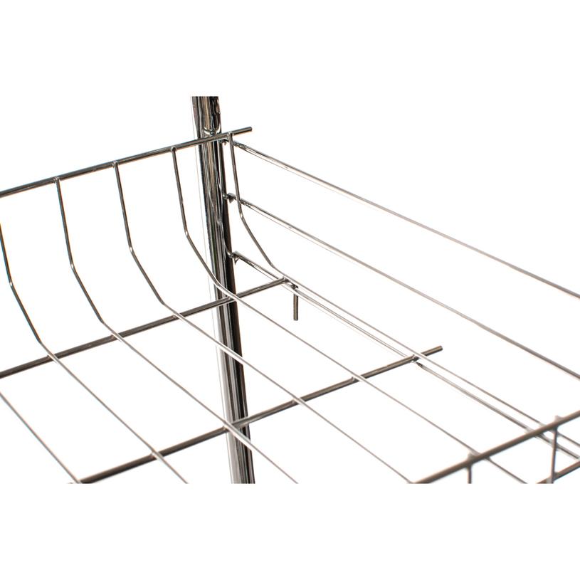 СТЕЛАЖ НА КОЛЕЛА 3 НИВА INOX LUX СТЕЛАЖ НА КОЛЕЛА 3 НИВА INOX LUX