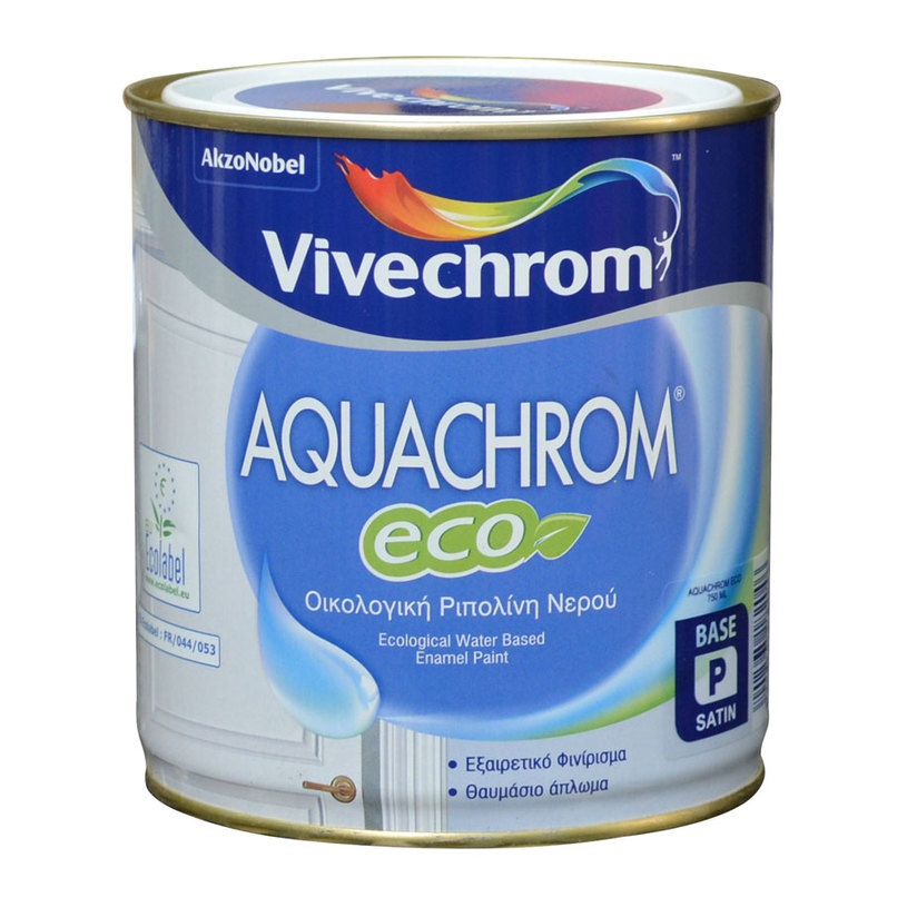 AQUACHROM ECO SATIN ЕМАЙЛЛАК P 750 ml AQUACHROM ECO SATIN ЕМАЙЛЛАК P 750 ml