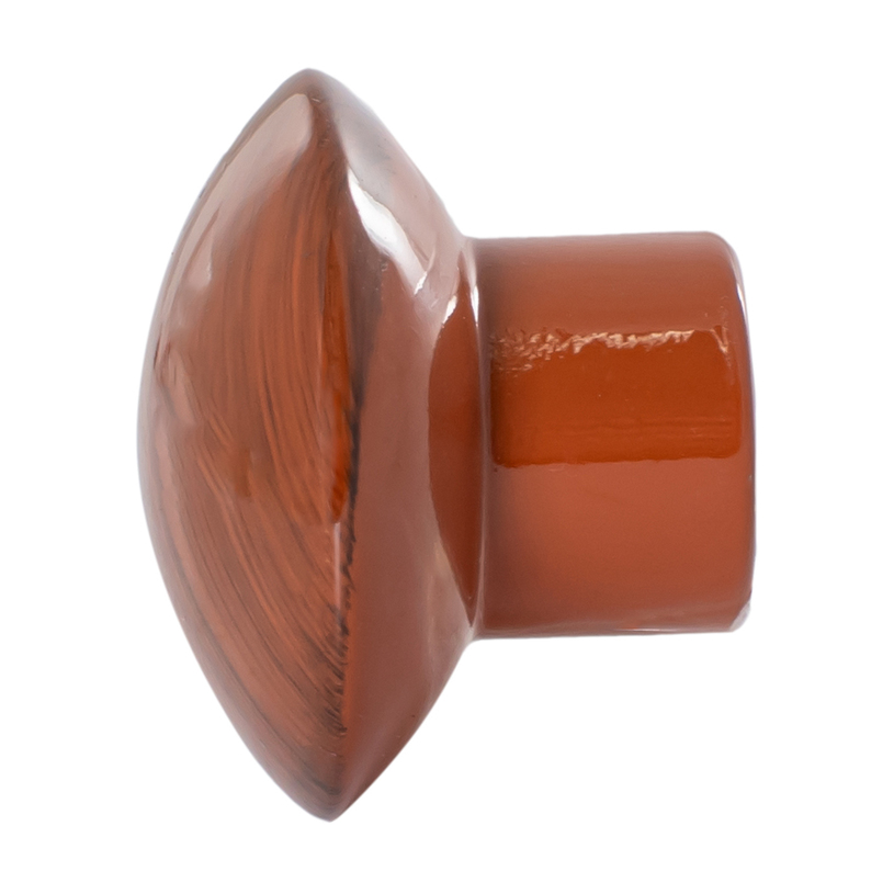 Дръжка мебелна Гъбка - череша к-т /2бр./ Дръжка мебелна Гъбка - череша к-т /2бр./