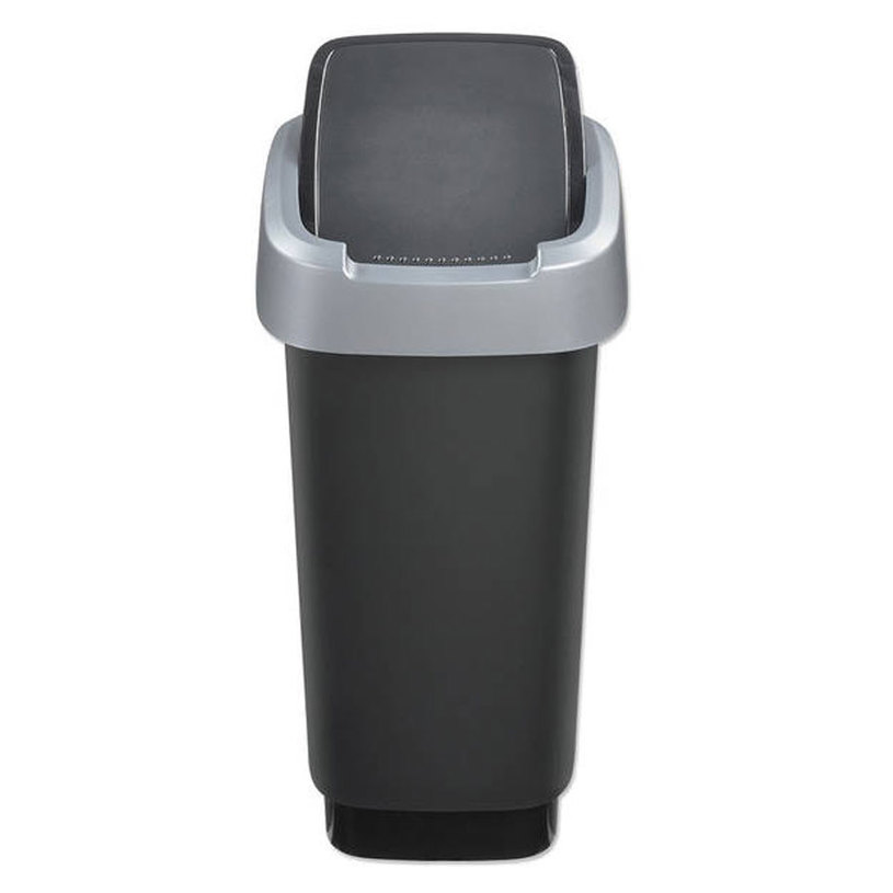 КОШ ЗА ОТПАДЪЦИ СИВО TWIST 10l КОШ ЗА ОТПАДЪЦИ СИВО TWIST 10l