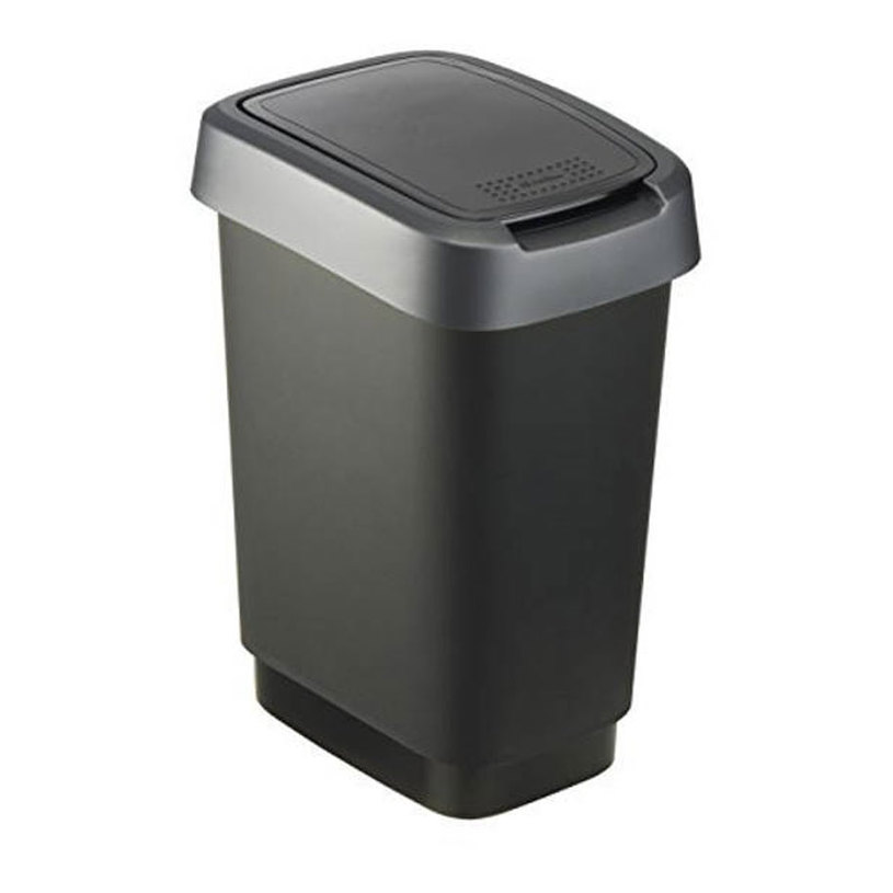 КОШ ЗА ОТПАДЪЦИ СИВО TWIST 10l КОШ ЗА ОТПАДЪЦИ СИВО TWIST 10l