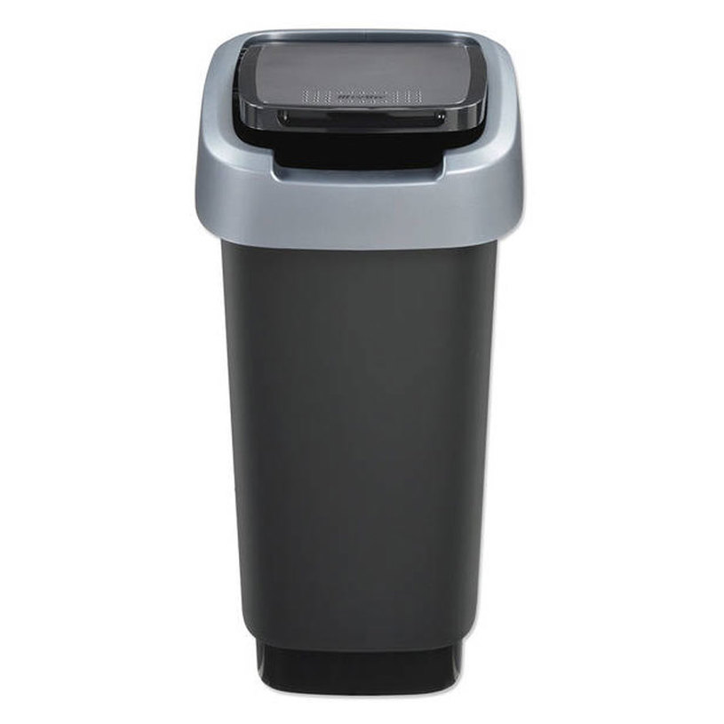 КОШ ЗА ОТПАДЪЦИ СИВО TWIST 10l КОШ ЗА ОТПАДЪЦИ СИВО TWIST 10l