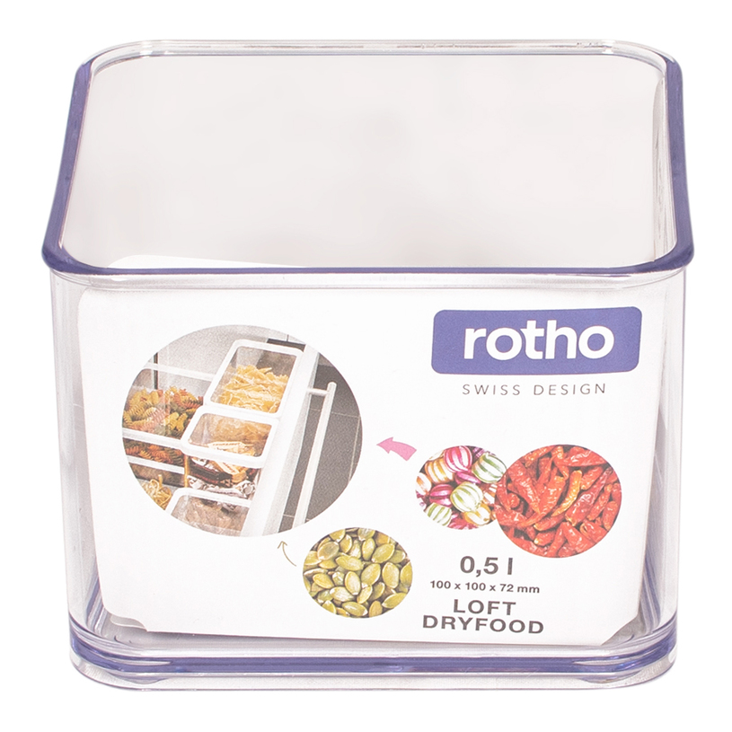 КУТИЯ ЗА ХРАНА КВАДРАТ 0.5 L LOFT КУТИЯ ЗА ХРАНА КВАДРАТ 0.5 L LOFT