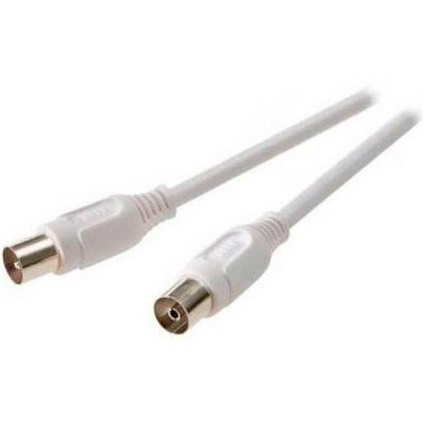 Коаксиален кабел с накр. M-F 75dB 5,0 м Коаксиален кабел с накр. M-F 75dB 5,0 м